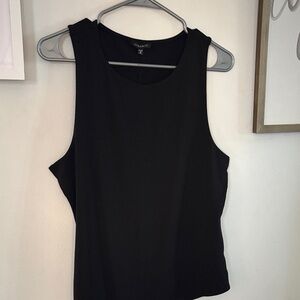 NWT Dynamite Black Scoop Neck Sleeveless bodysuit